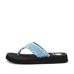 Women Yellow Box Flip Flops>Fluf