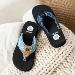 Women Yellow Box Flip Flops><noscript><img width=