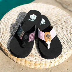 Women Yellow Box Flip Flops><noscript><img width=