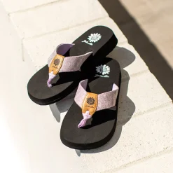 Women Yellow Box Flip Flops><noscript><img width=