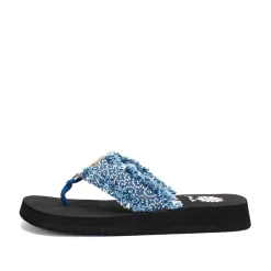 Women Yellow Box Flip Flops>Foseta