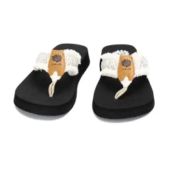 Women Yellow Box Flip Flops><noscript><img width=