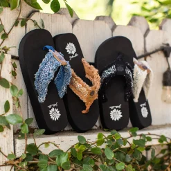 Women Yellow Box Flip Flops><noscript><img width=