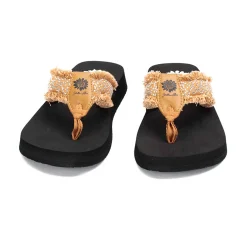 Women Yellow Box Flip Flops><noscript><img width=