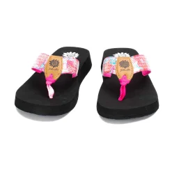Women Yellow Box Flip Flops><noscript><img width=