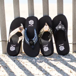 Women Yellow Box Flip Flops><noscript><img width=