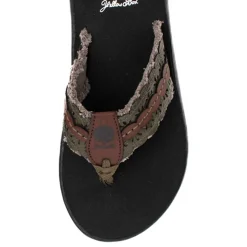 Women Yellow Box Sandals><noscript><img width=