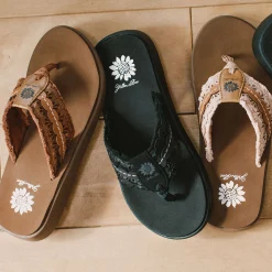 Women Yellow Box Sandals><noscript><img width=