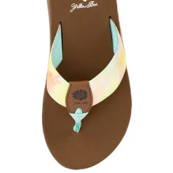 Women Yellow Box Flip Flops><noscript><img width=