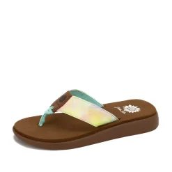 Women Yellow Box Flip Flops><noscript><img width=