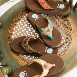 Women Yellow Box Sandals><noscript><img width=