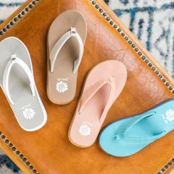 Women Yellow Box Flip Flops><noscript><img width=