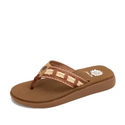 Women Yellow Box Flip Flops>Gramedia Sandal
