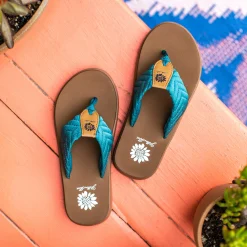Women Yellow Box Flip Flops><noscript><img width=