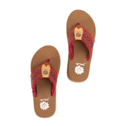Women Yellow Box Flip Flops><noscript><img width=