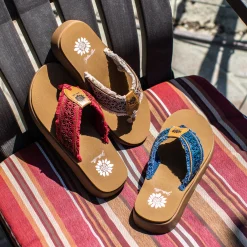 Women Yellow Box Flip Flops><noscript><img width=