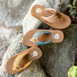 Women Yellow Box Sandals><noscript><img width=