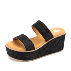 Women Yellow Box Heels & Wedges><noscript><img width=