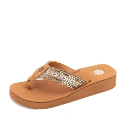 Women Yellow Box Flip Flops><noscript><img width=