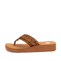 Women Yellow Box Heels & Wedges>Jafna Flip Flop Sandal