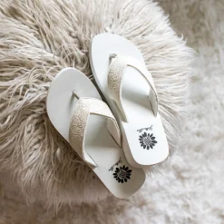 Women Yellow Box Flip Flops><noscript><img width=