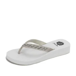 Women Yellow Box Flip Flops><noscript><img width=