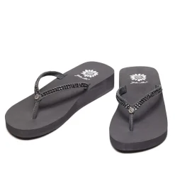 Women Yellow Box Flip Flops><noscript><img width=
