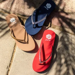 Women Yellow Box Flip Flops><noscript><img width=