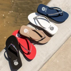 Women Yellow Box Flip Flops><noscript><img width=