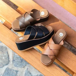 Women Yellow Box Sandals><noscript><img width=