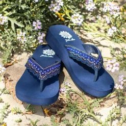 Women Yellow Box Heels & Wedges><noscript><img width=