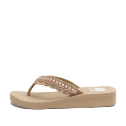 Women Yellow Box Flip Flops><noscript><img width=