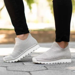 Women Yellow Box Sneakers & Flats><noscript><img width=