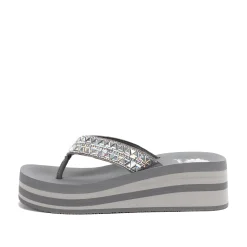 Women Yellow Box Heels & Wedges>Kaduna Platform Sandal