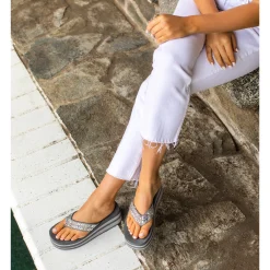 Women Yellow Box Heels & Wedges><noscript><img width=