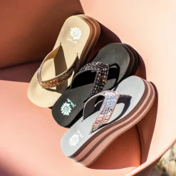 Women Yellow Box Heels & Wedges><noscript><img width=