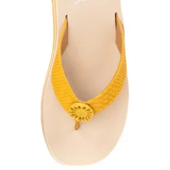Women Yellow Box Heels & Wedges><noscript><img width=