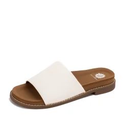 Women Yellow Box Sandals>Kalo Slide Sandal