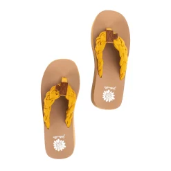 Women Yellow Box Heels & Wedges><noscript><img width=