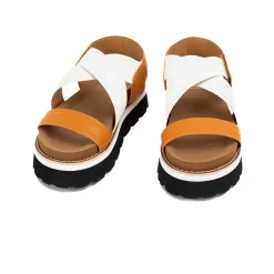 Women Yellow Box Sandals><noscript><img width=