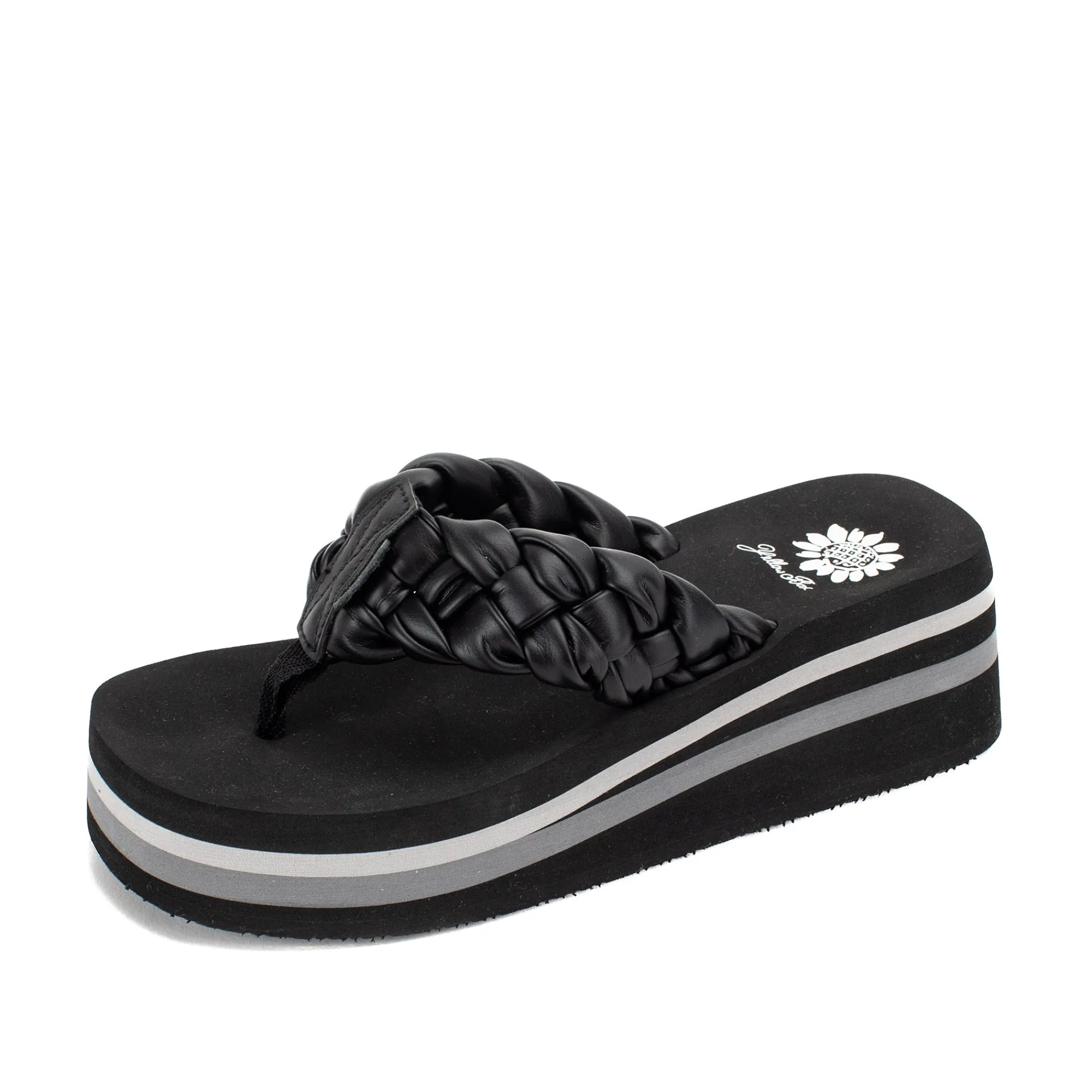 Women Yellow Box Flip Flops>Kludde Platform Sandal