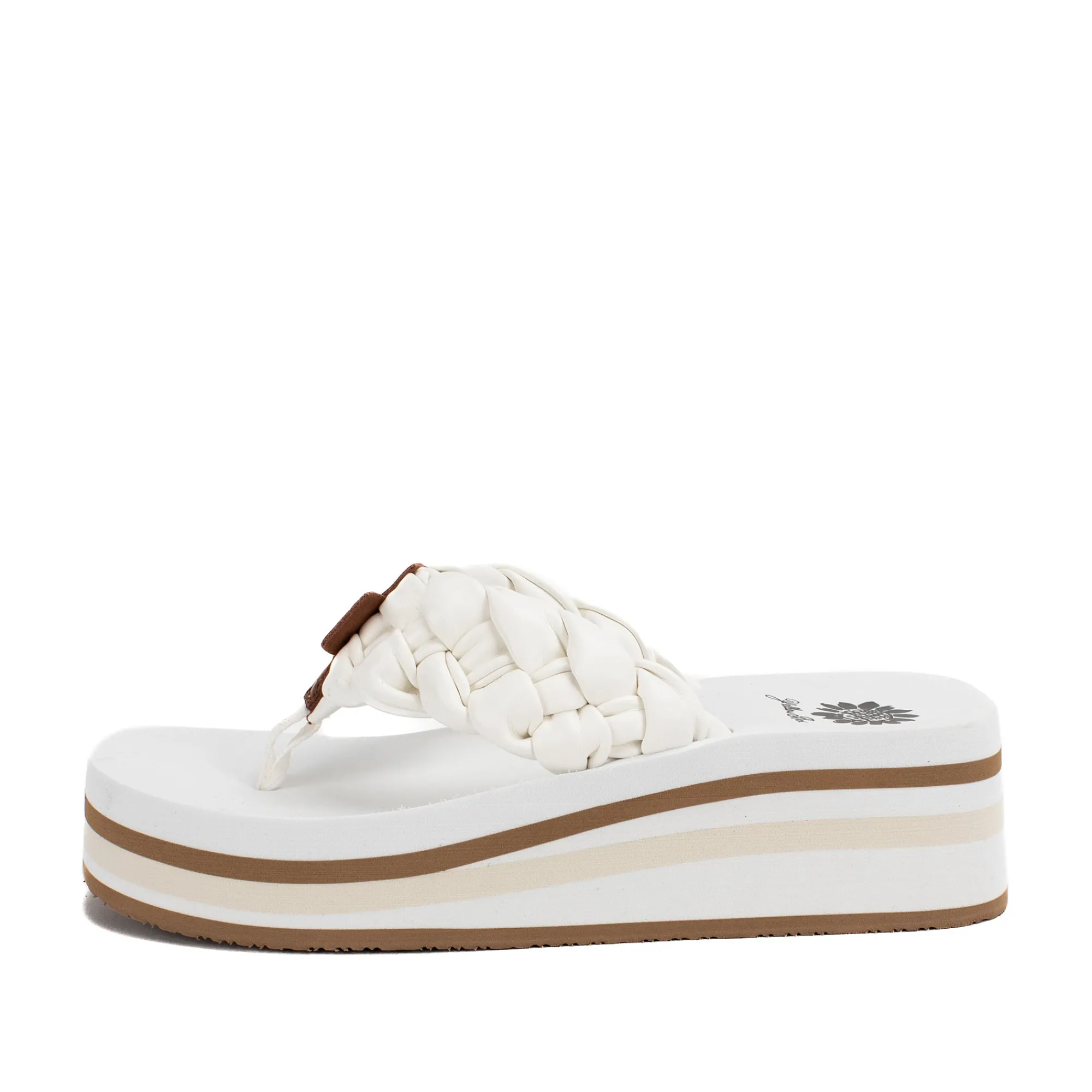 Women Yellow Box Flip Flops>Kludde Platform Sandal