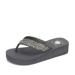 Women Yellow Box Flip Flops>Leanah