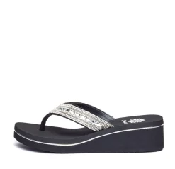 Women Yellow Box Flip Flops>Marcy Wedge Sandal