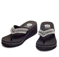 Women Yellow Box Flip Flops><noscript><img width=