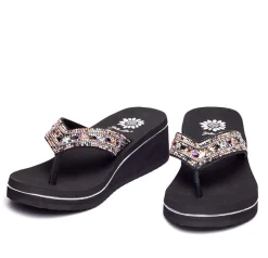 Women Yellow Box Flip Flops><noscript><img width=