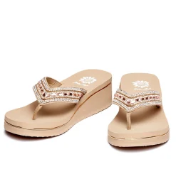 Women Yellow Box Flip Flops><noscript><img width=