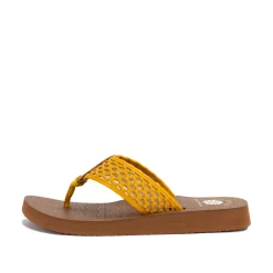 Women Yellow Box Flip Flops><noscript><img width=