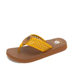 Women Yellow Box Flip Flops><noscript><img width=