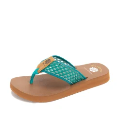 Women Yellow Box Flip Flops><noscript><img width=